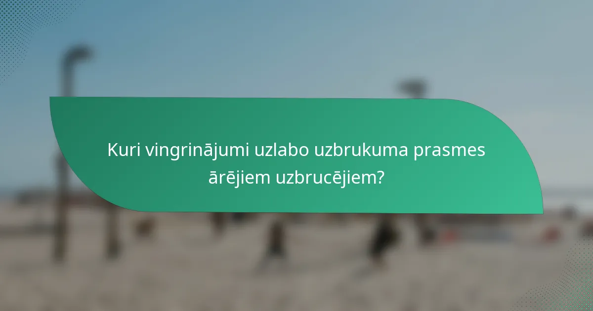 Kuri vingrinājumi uzlabo uzbrukuma prasmes ārējiem uzbrucējiem?